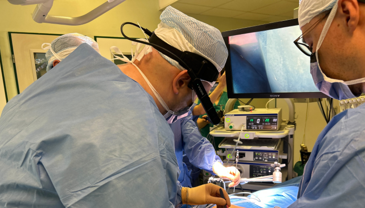 Telechirurgija: Santaros klinikose atliekamos operacijos vaizdą stebėjo konsultantas Barselonoje